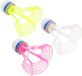 3pcs Heavy Badminton Shuttlecocks Rebound Nylon  Set for Training