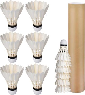 12 Pcs High Speed Training Badminton Professional Duck Badminton Shuttlecocks Sport Accessories