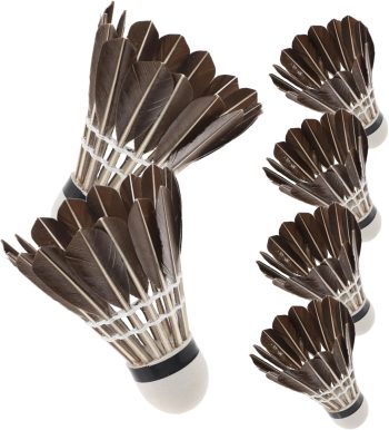 6Pcs Lightweight Badminton Shuttlecocks for Beginners Durable Outdoor Training s for Family Fun Skill Improvement