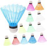 20Pcs Colored Plastic Badminton Shuttlecocks High Durability Training s for Outdoor Sports Mixed Rainbow Colors for Fun and Active Play
