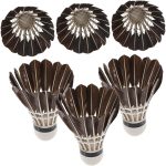 6Pcs Durable Sports Badminton Shuttlecocks Lightweight Portable s for Play for Beginners and Training Activities